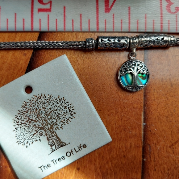 NWT Sterling Silver & Abalone Tree of Life Jewelry Gift Set - Picture 2 of 6